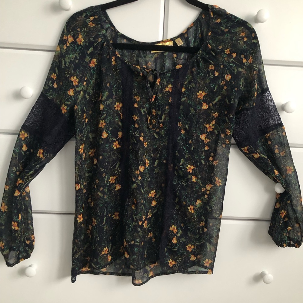Princess Vera Wang Floral Shirt